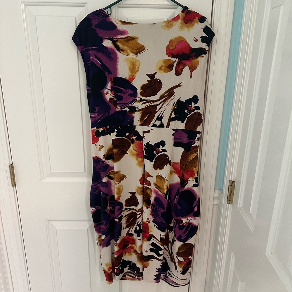 Ralph Lauren Multicolor Floral Midi Dress - Picture 2 of 3